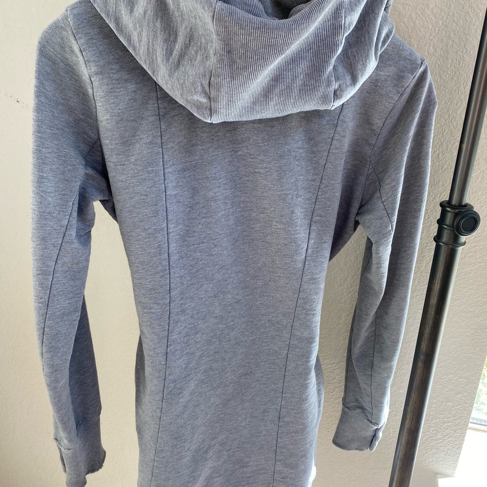 Lucky Brand tie sweatshirt with hood